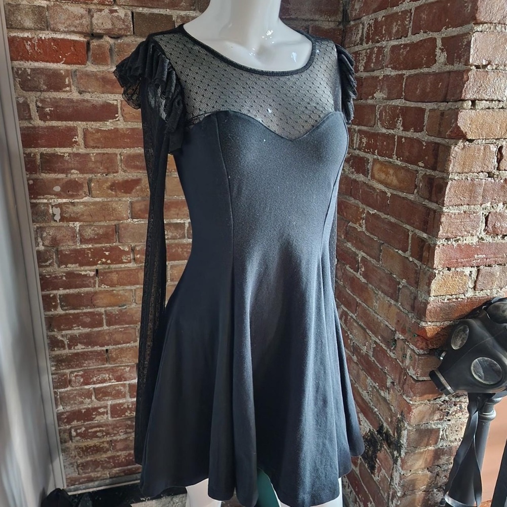 Beautiful Vintage 90s Betsey Johnson Long Sleeve Dress